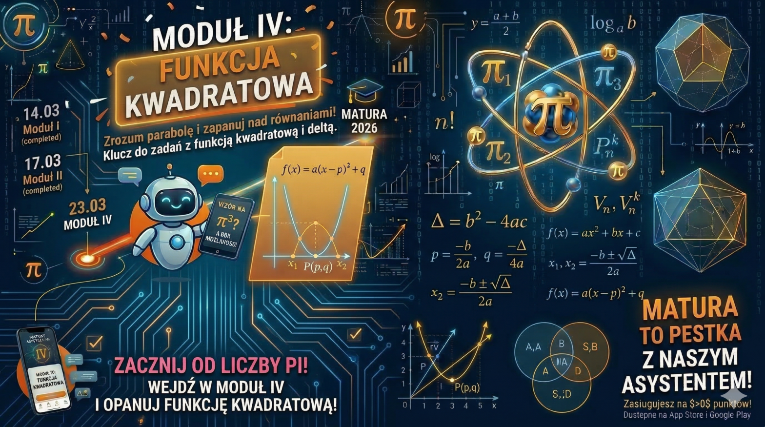 Asystent maturalny - Funkcja kwadratowa