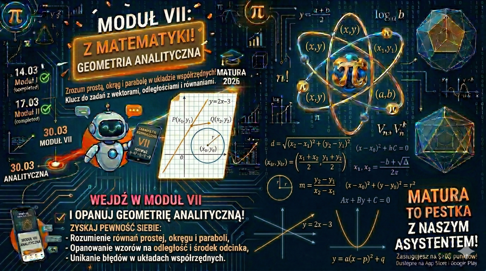 Asystent maturalny - Geometria analityczna