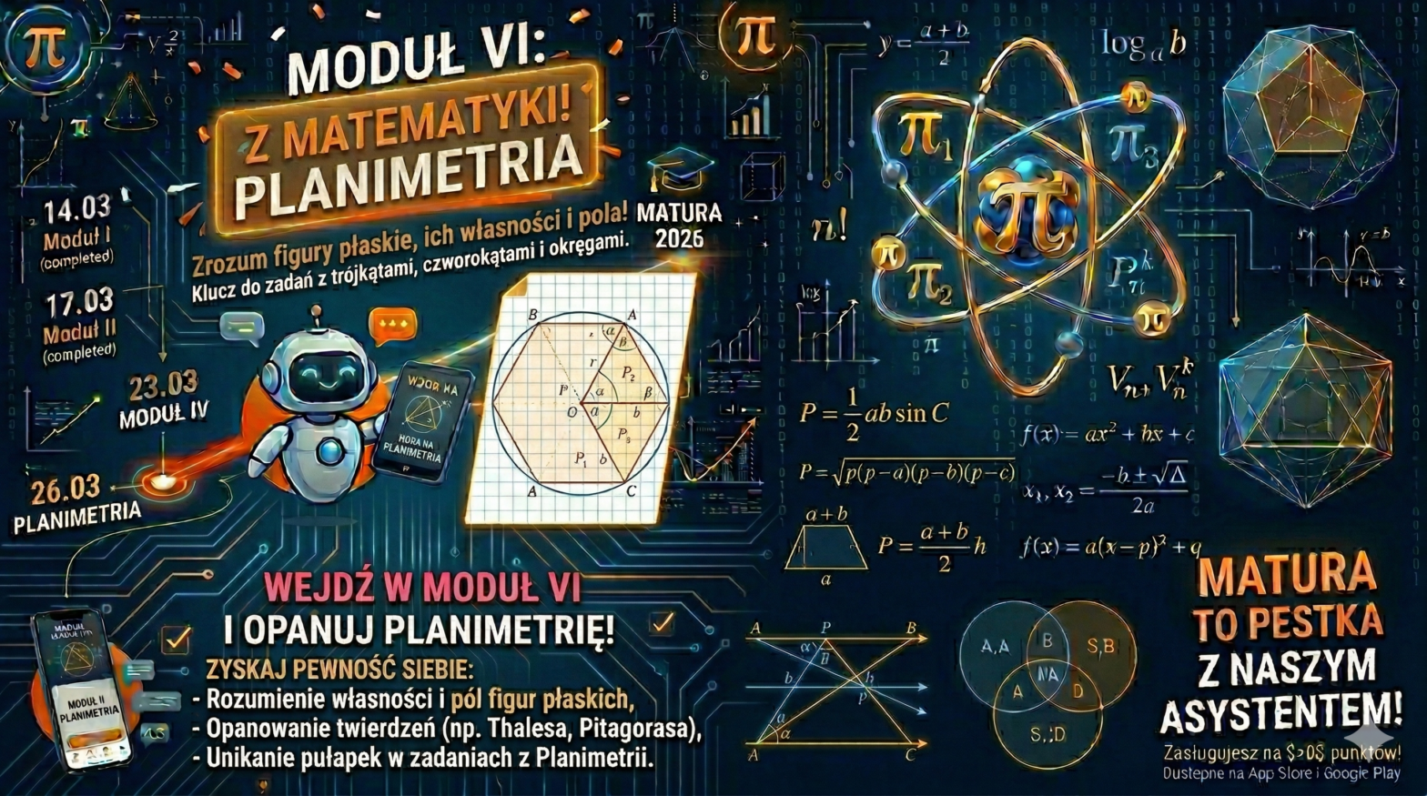 Asystent maturalny - Planimetria